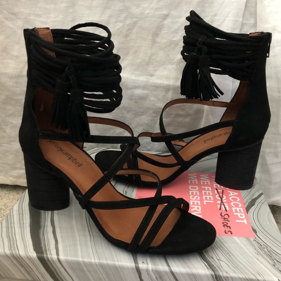 Jeffrey Campbell Shoes - Jeffrey Campbell black tassel heels